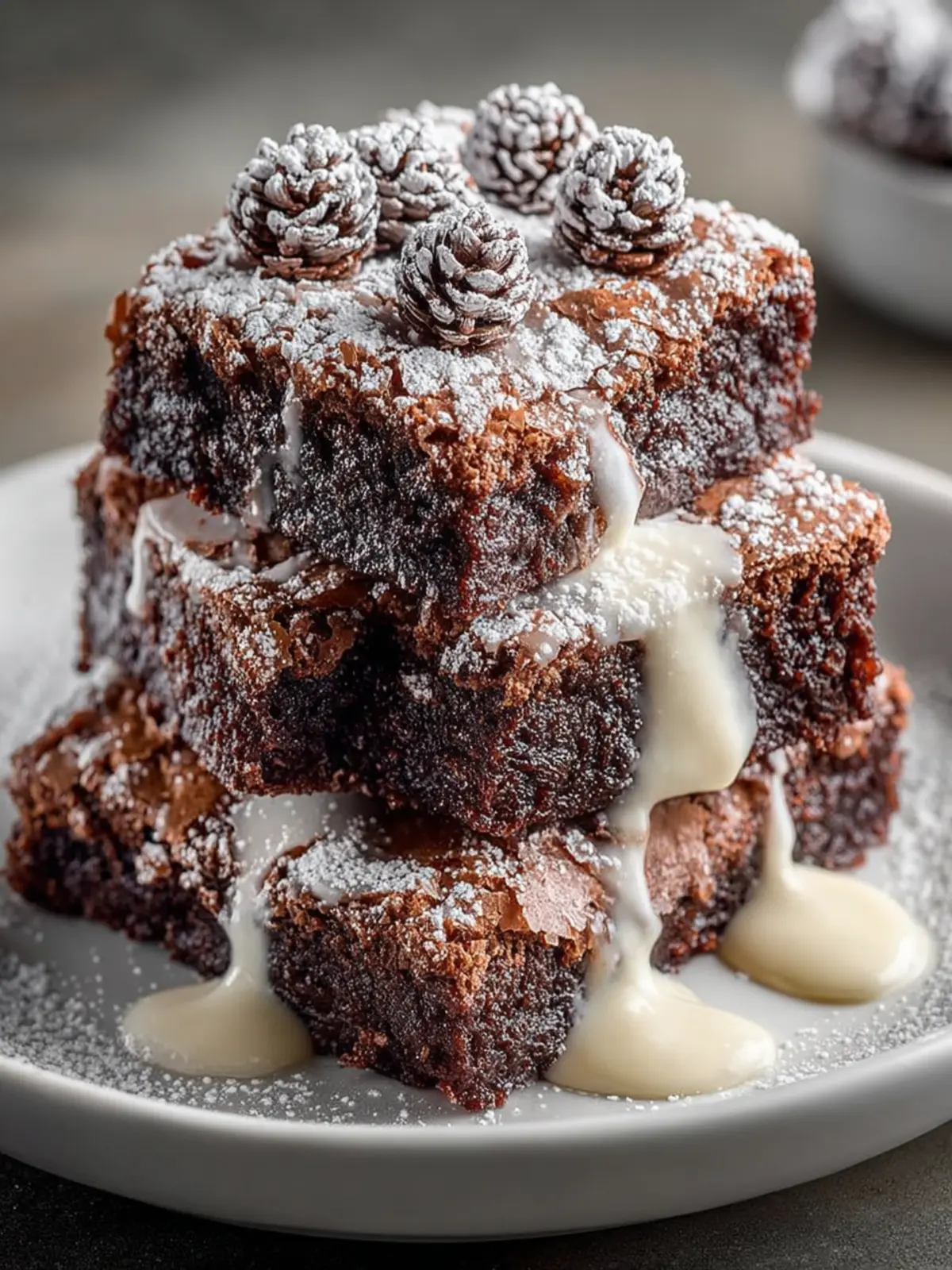 Easy Pine Cone Brownies Recipe First Image