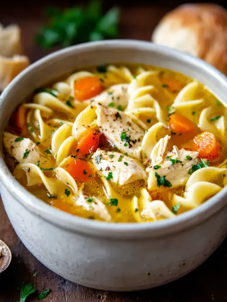 Homemade Chicken Noodle Soup: The Ultimate Amazing Comfort Recipe First Image