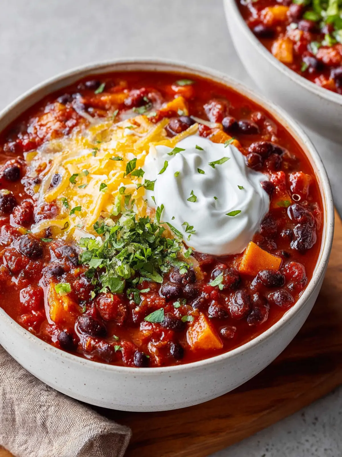 Black Bean and Sweet Potato Chili First Image