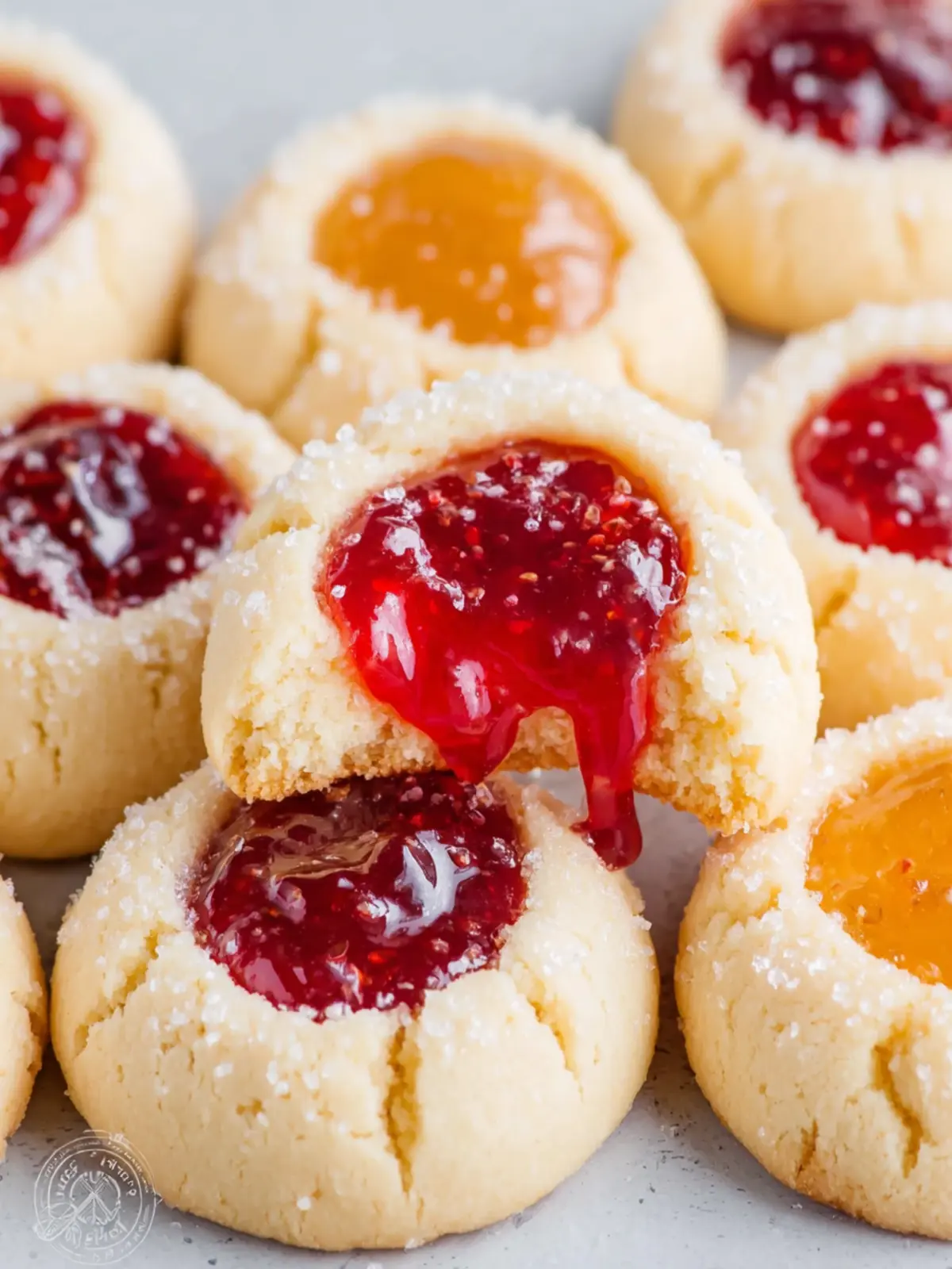 Jam Thumbprint Cookies First Image