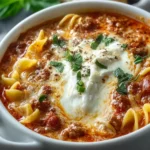 Extra Cheesy Creamy Lasagna Soup: An Incredible Ultimate Recipe First Image