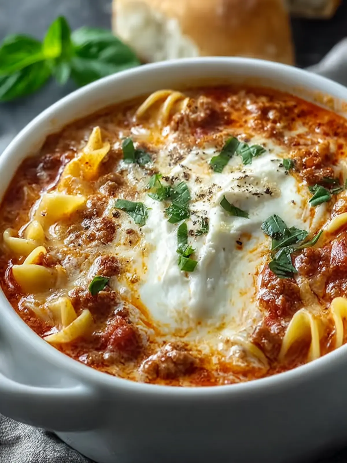 Extra Cheesy Creamy Lasagna Soup: An Incredible Ultimate Recipe First Image