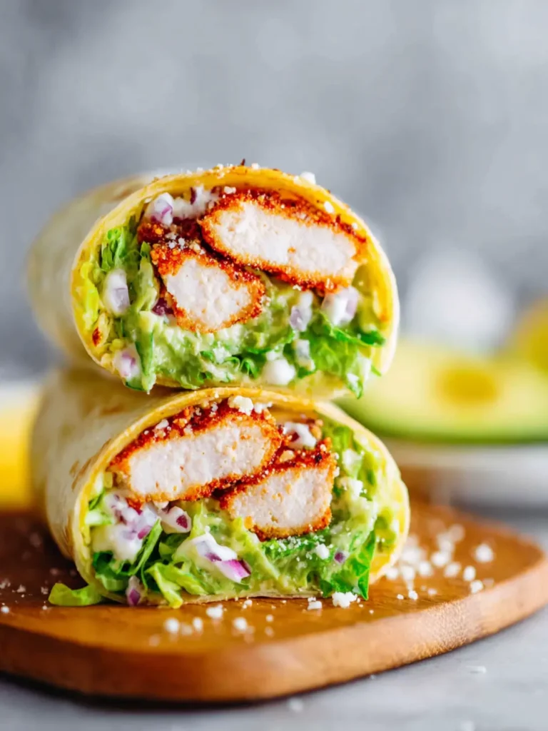 Chicken Caesar Wrap Recipe First Image