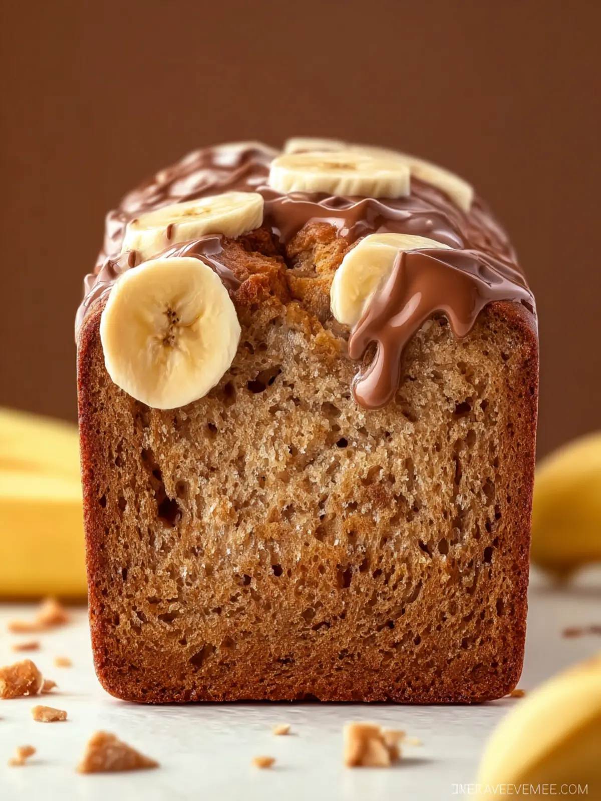Peanut Butter Banana Bread First Image