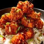 Korean Fried Chicken Bites & Coconut Rice First Image