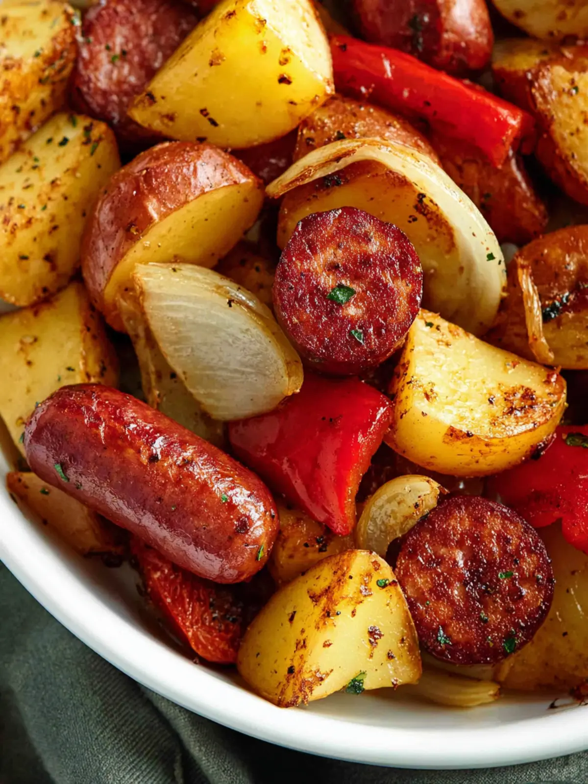 Air Fryer Sausage and Potatoes First Image
