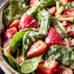 Strawberry Spinach Salad with Poppy Seed Dressing First Image