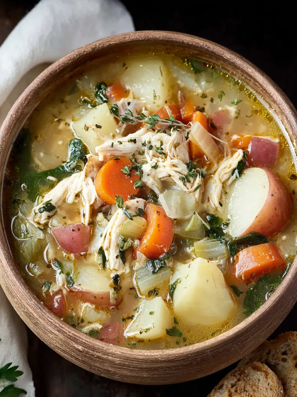 Nutritious Chicken Soup (No Noodles, with Potatoes) First Image