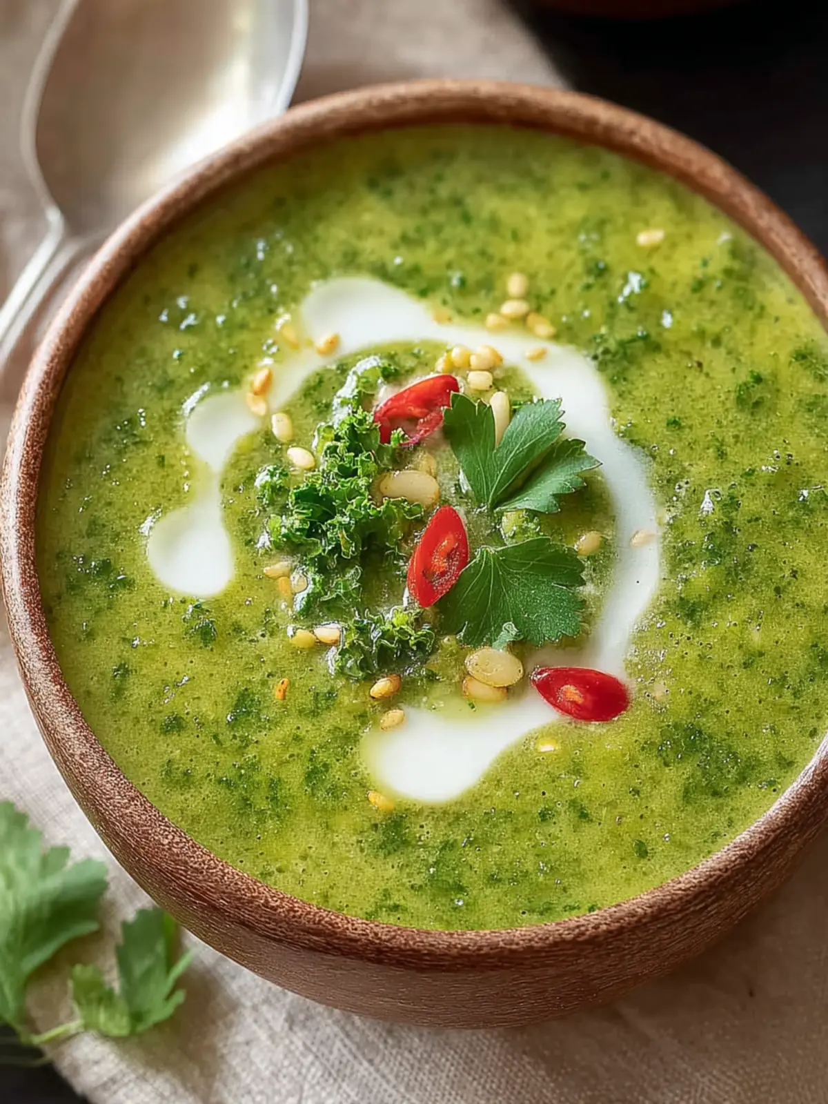 Green Goddess Soup Recipe (Healthy Immunity-Boosting) First Image