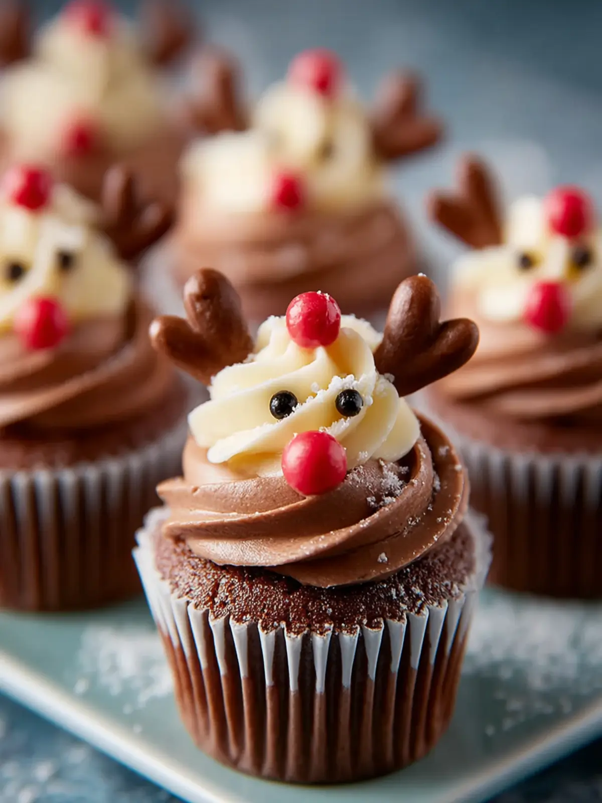 Easy Reindeer Cupcakes First Image