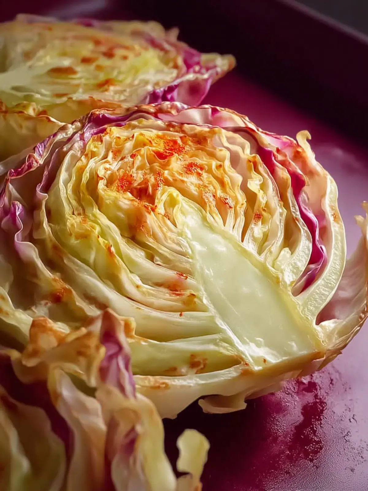Baked Cabbage Steaks First Image