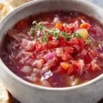 Delicious Red Cabbage Soup, Nourishing & Hearty First Image
