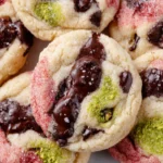 Spumoni Cookies (Cherry, Pistachio, Chocolate) First Image