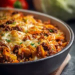 Budget Ground Beef And Cabbage Casserole First Image