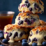 Buttery Blueberry Cream Scones First Image