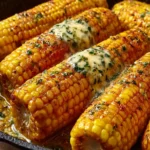 Cheesy Garlic Butter Skillet Corn on the Cob First Image