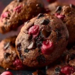 Chocolate Cherry Cookies First Image
