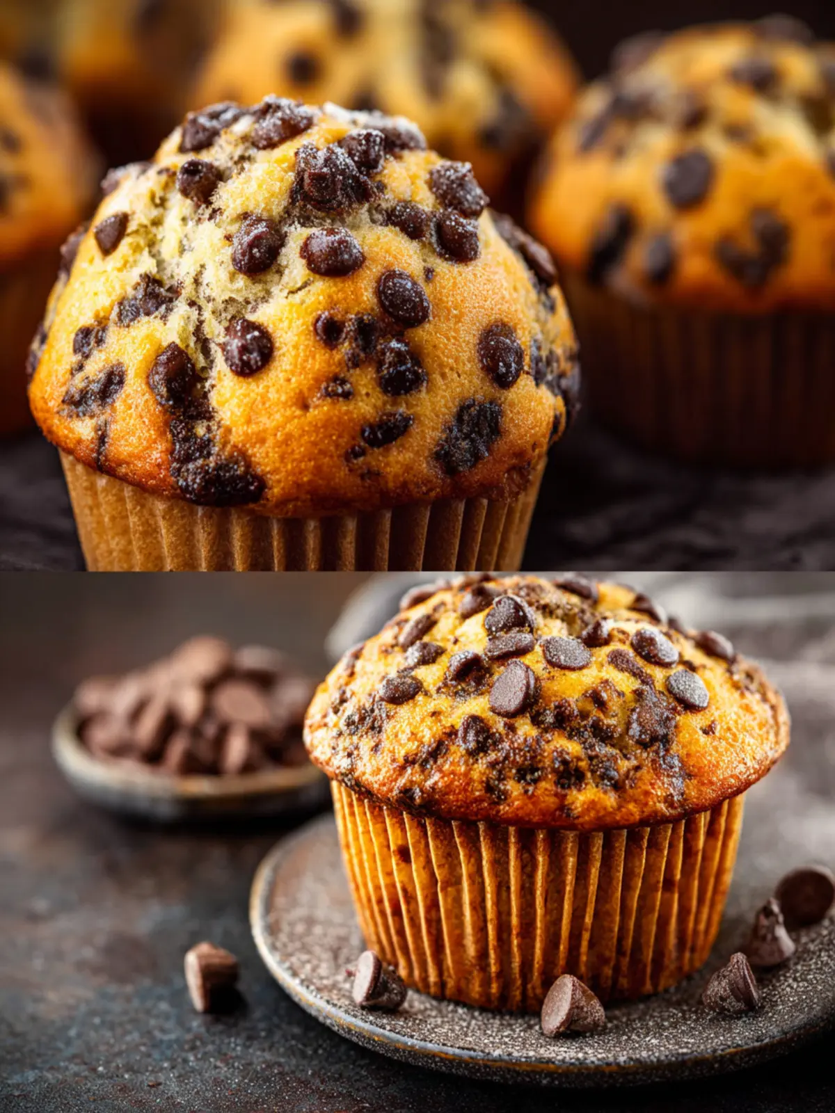 Chocolate Chip Muffins First Image