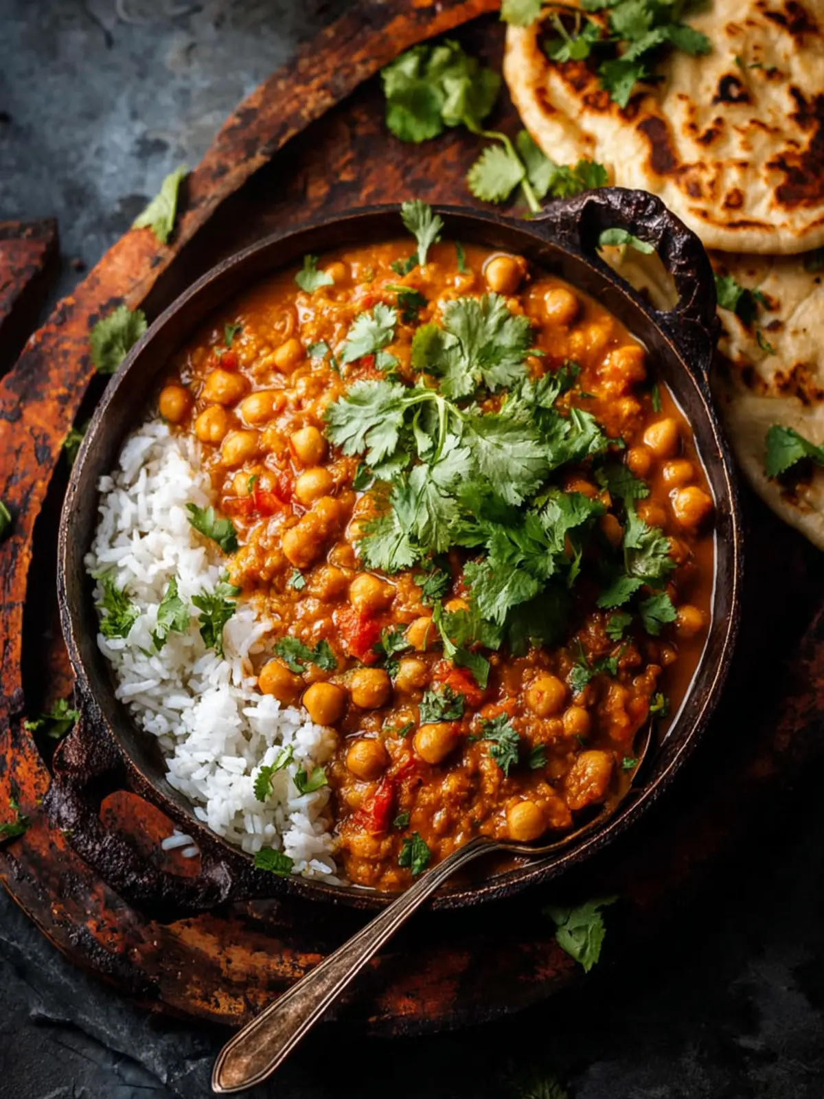 Easy Indian Chickpea Curry Recipe First Image