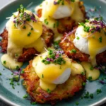 Easy Latke Eggs Benedict: A Unique Twist on Breakfast! First Image
