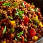 Flavorful Beef Picadillo First Image