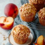 Fresh Peach Muffins First Image