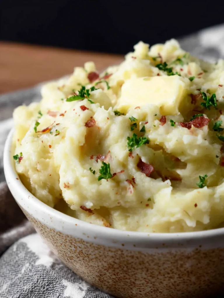Garlic Parmesan Mashed Potatoes First Image