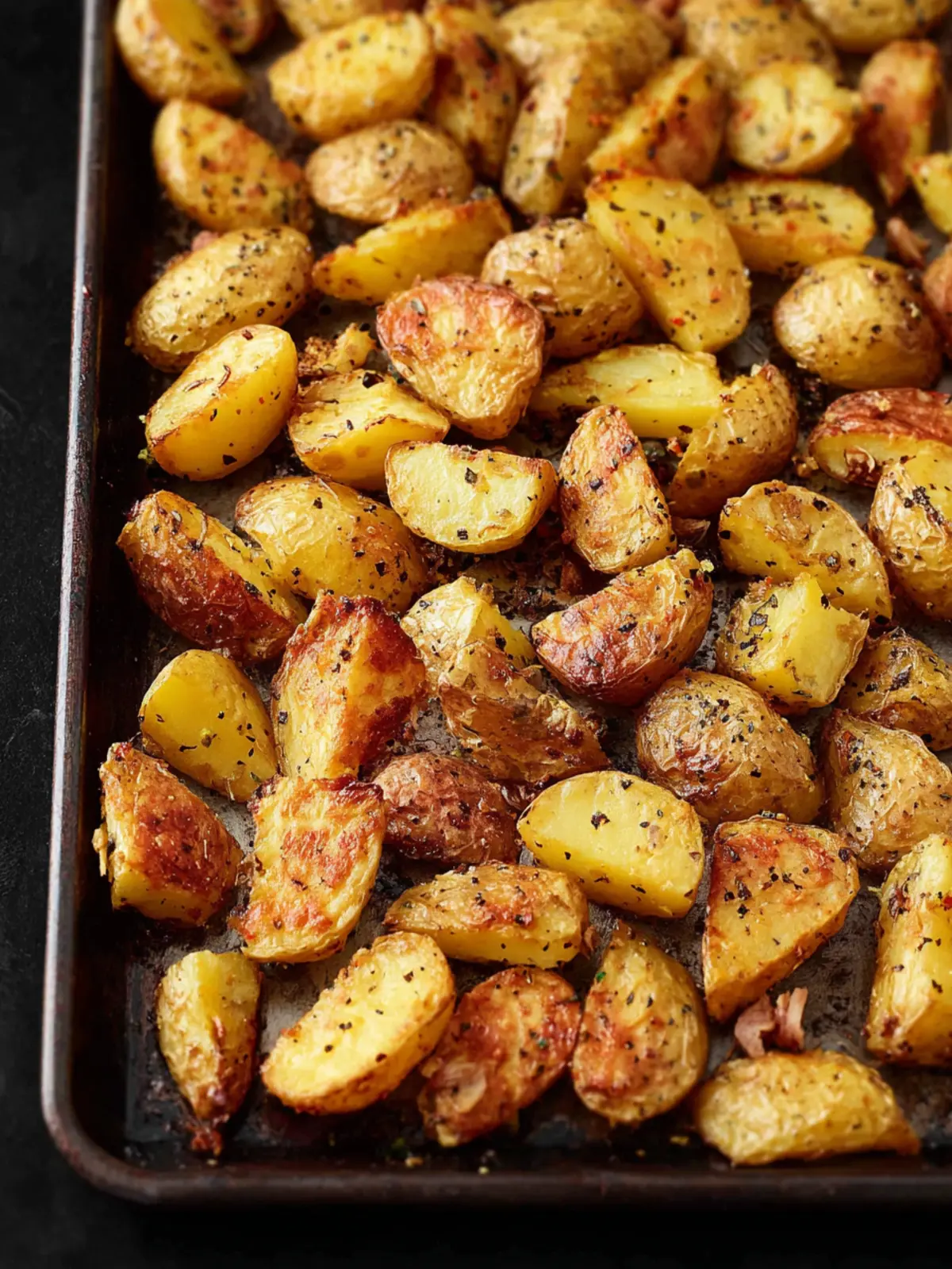 Garlic Roasted Potatoes First Image