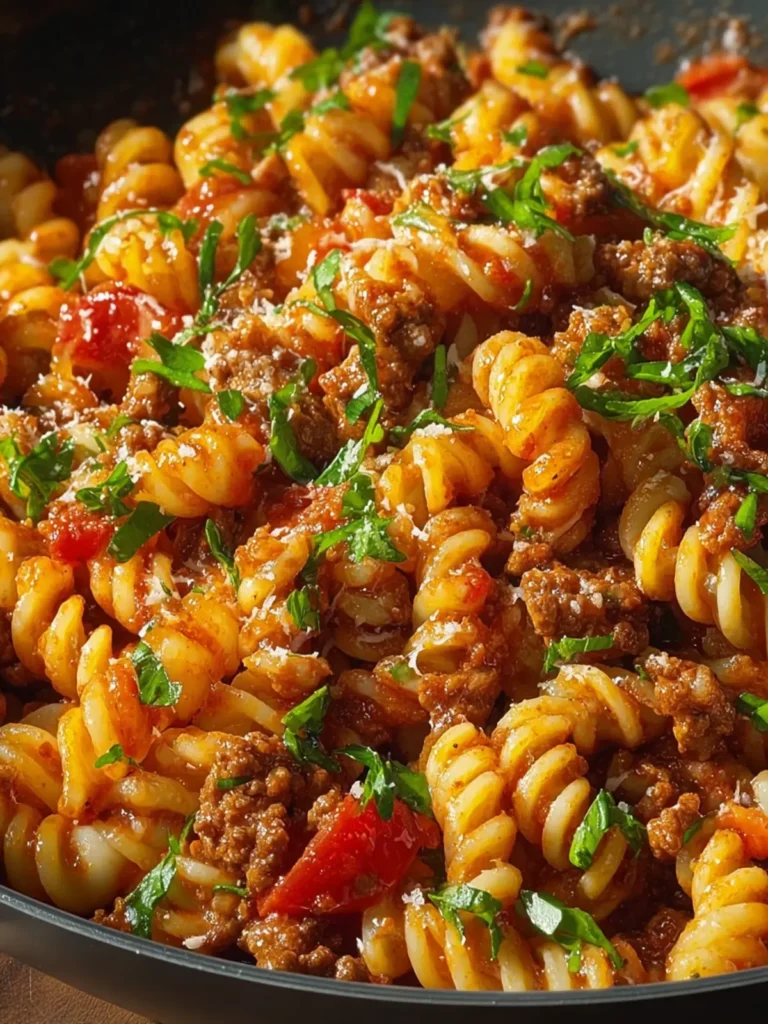 Minced Beef Trottole Pasta First Image