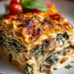 Mushroom And Spinach Lasagna Recipe First Image
