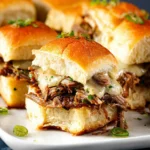 Philly Cheesesteak Sliders on Hawaiian Rolls First Image