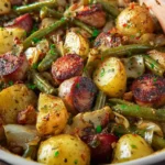 Sausage, Green Bean Potato Bake First Image