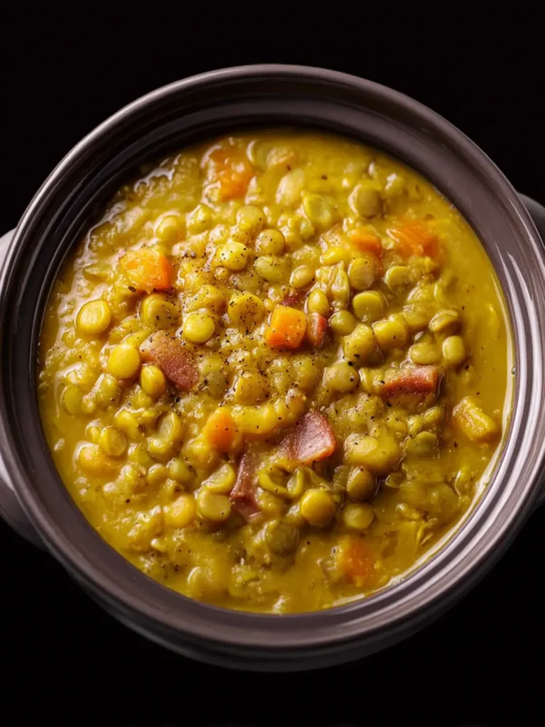 Slow Cooker Split Pea Soup First Image