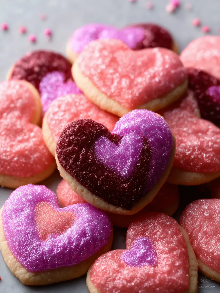 Sparkle Sweetheart Cookies First Image