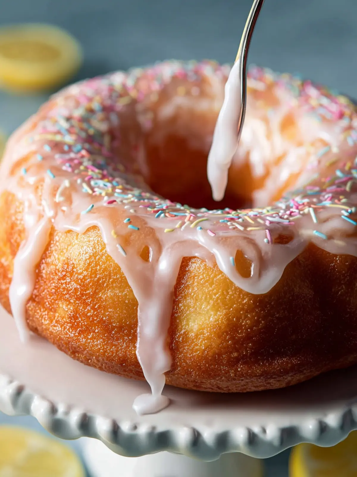 Irresistible Doughnut Cake with Spiced Glaze Party Dessert First Image