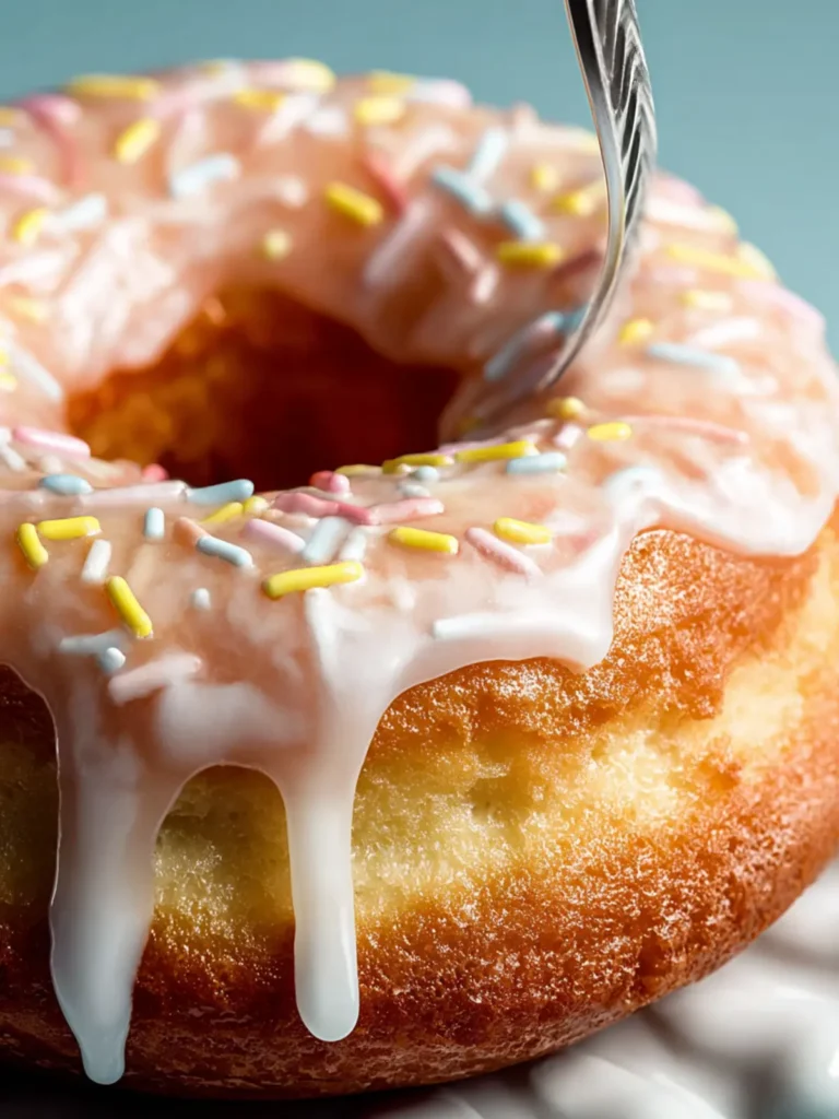 Irresistible Doughnut Cake with Spiced Glaze Party Dessert First Image