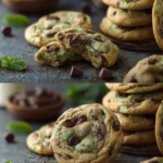 Mint Chocolate Chip Cookies First Image