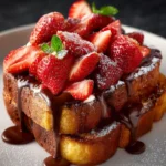 Chocolate Strawberry Brioche Toast: A Luxurious Breakfast That Feels Like Dessert First Image