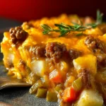 Cheesy Beef & Frozen Potato Casserole First Image