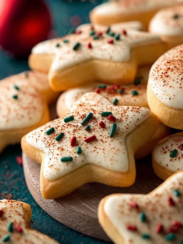 Christmas Eggnog Sugar Cookies First Image
