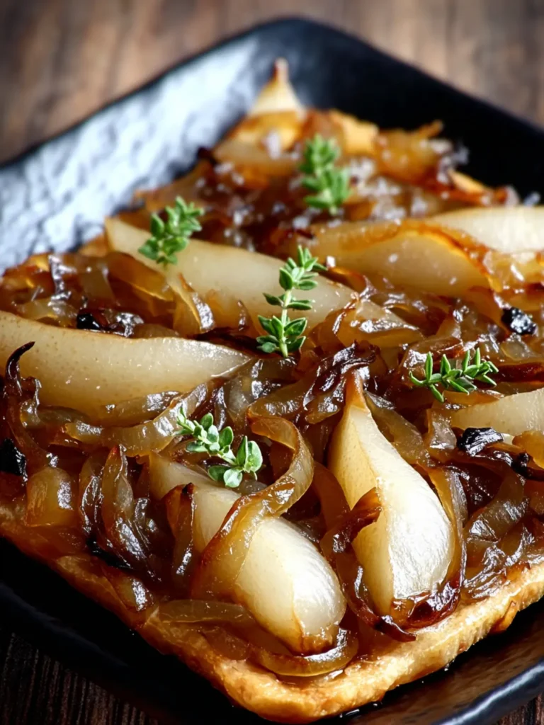 Irresistible Caramelized Onion and Pear Side Dish Recipe First Image