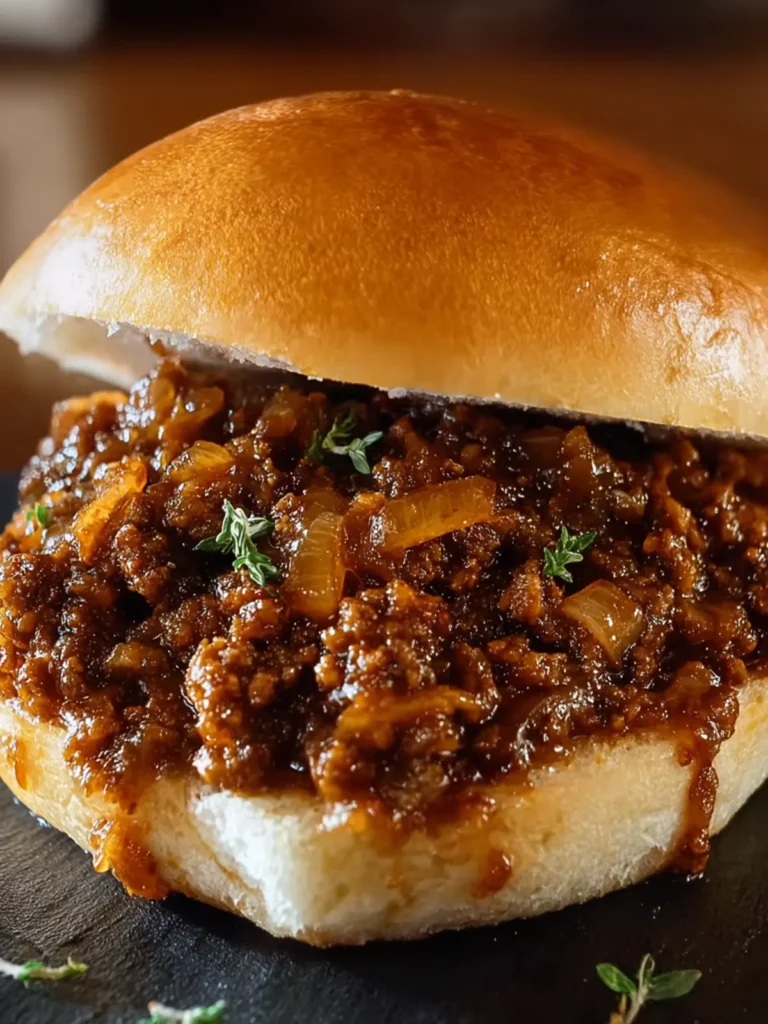 Best French Onion Beef Sloppy Joes First Image