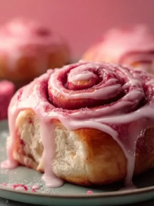 Best Pink Cinnamon Rolls First Image