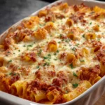Cheesy Baked Rigatoni Pasta First Image