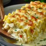 Chicken Alfredo Lasagna Roll Ups First Image