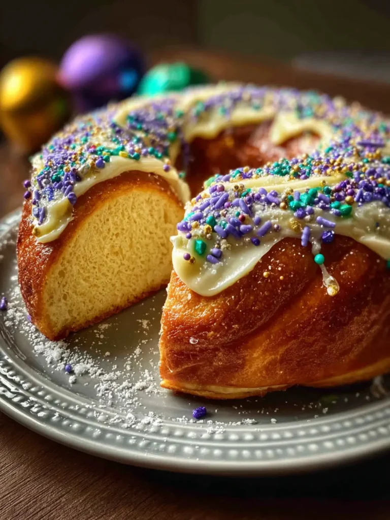 Cream Cheese King Cake Recipe First Image