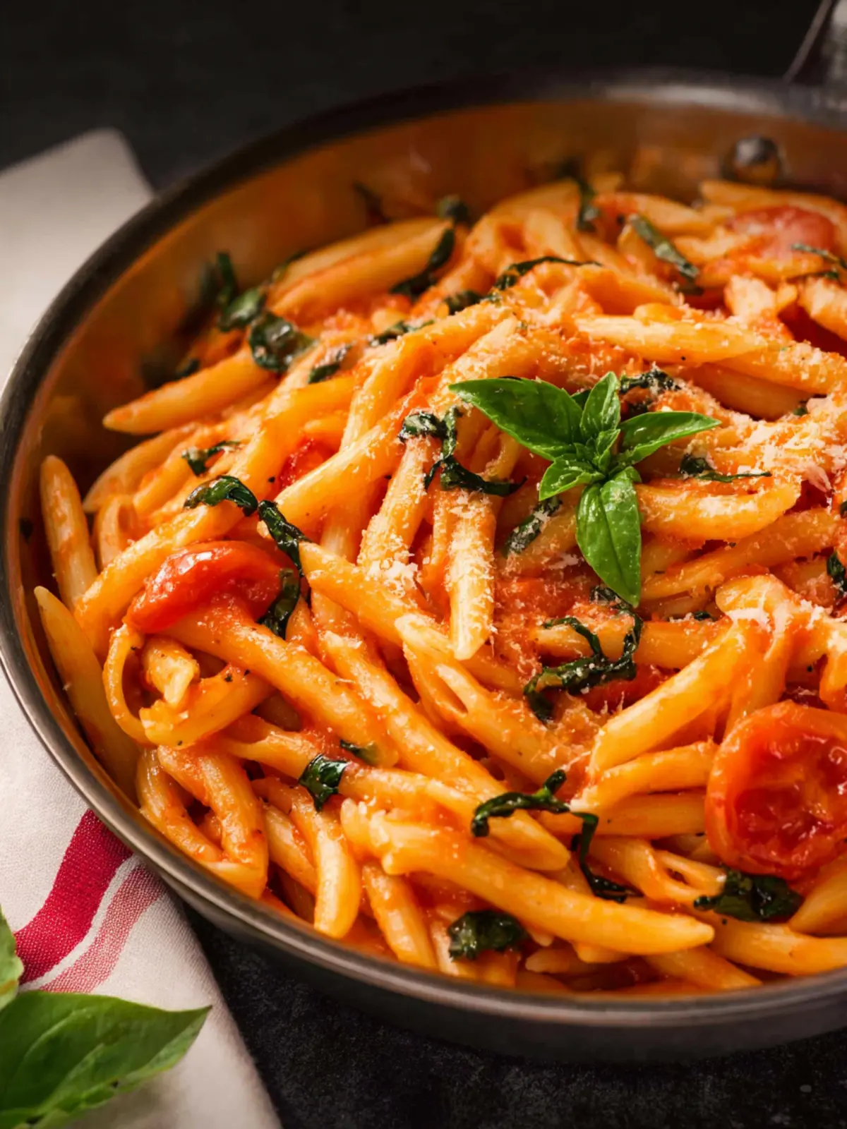 Creamy Tomato Basil Pasta First Image