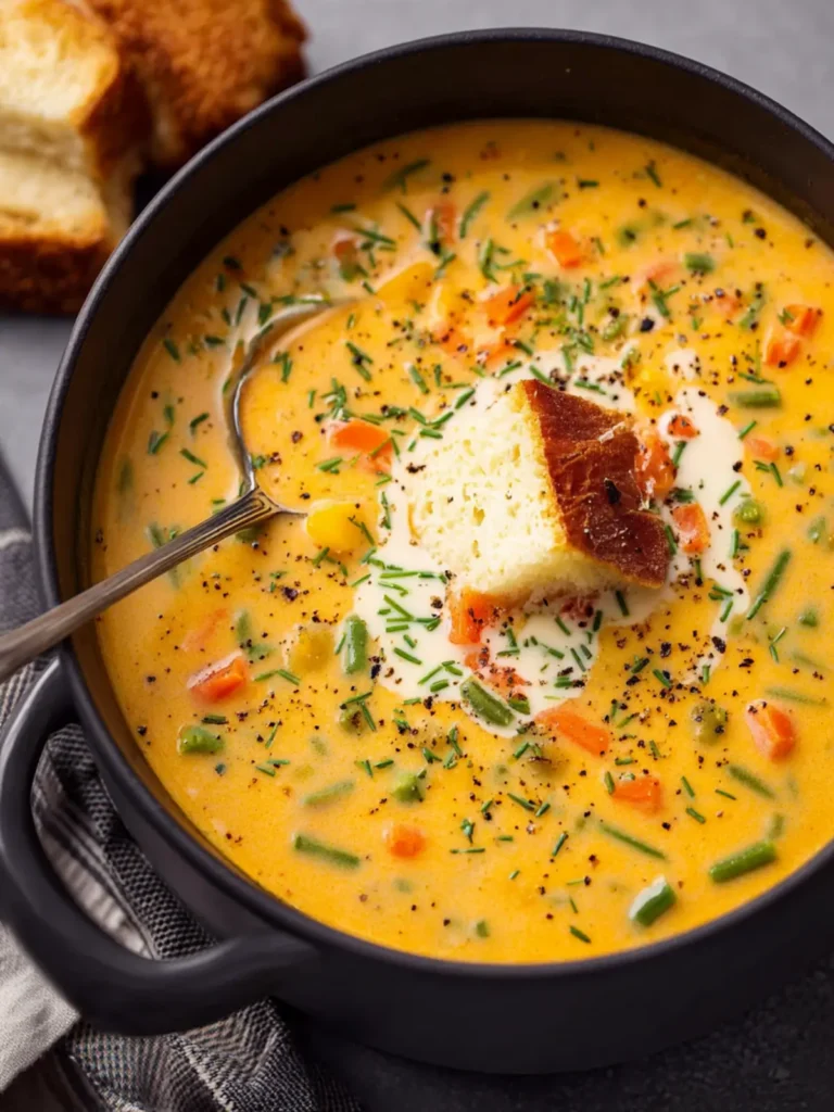 Creamy Vegetable Soup First Image