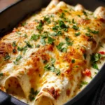 Creamy White Chicken Enchiladas First Image