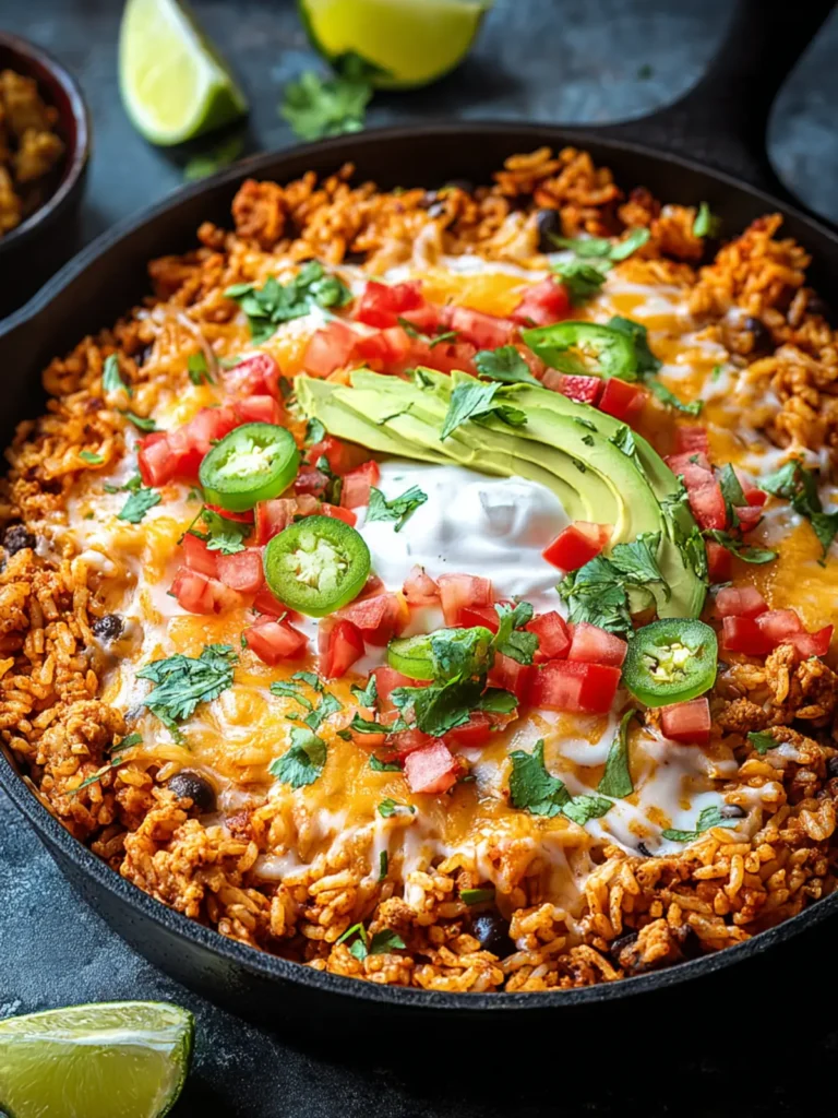 Delicious Turkey Taco Skillet with Rice Recipe | Easy & Quick First Image